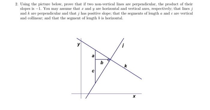 Solved 2. Using The Picture Below, Prove That If Two 