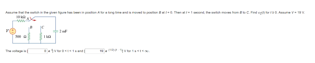 Solved The switch in the given figure has been closed for a | Chegg.com