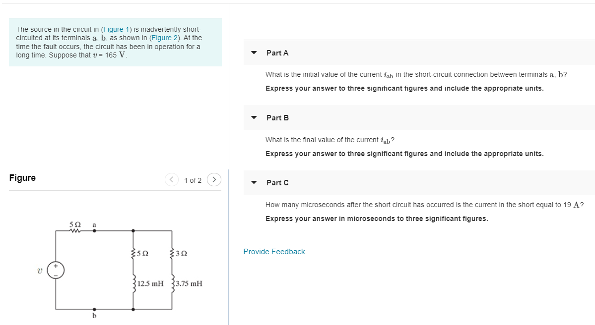 Solved The source in the circuit in (Figure 1) is