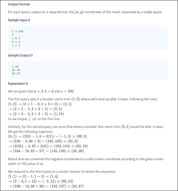 Solved Write a code in python where moving rocks are | Chegg.com