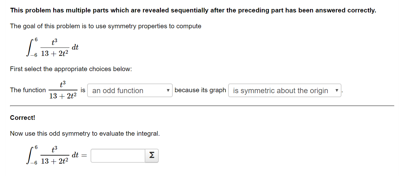 Solved This problem has multiple parts which are revealed | Chegg.com