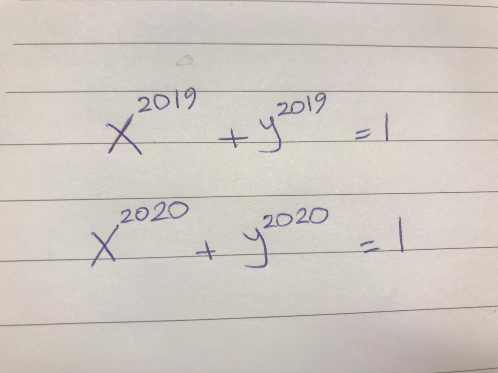 Solved Solve the two equations together to find x and y | Chegg.com