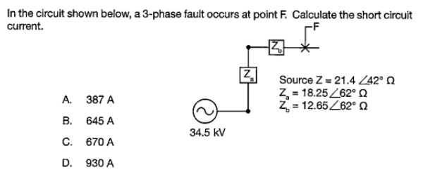 Solved In the circuit shown below, a 3-phase fault occurs at | Chegg.com