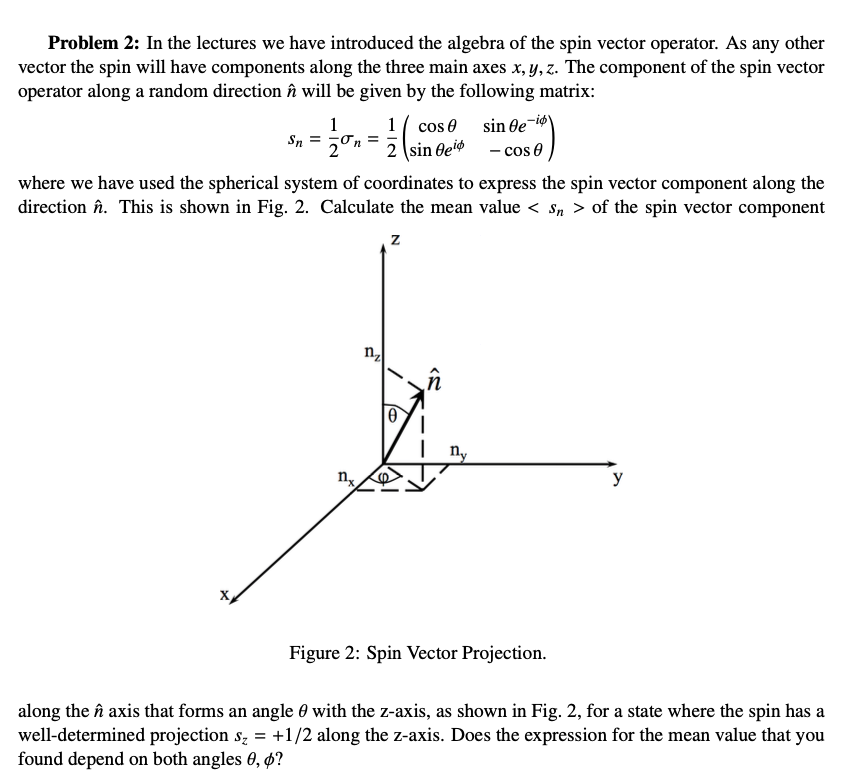 Solved Problem 2: In the lectures we have introduced the | Chegg.com