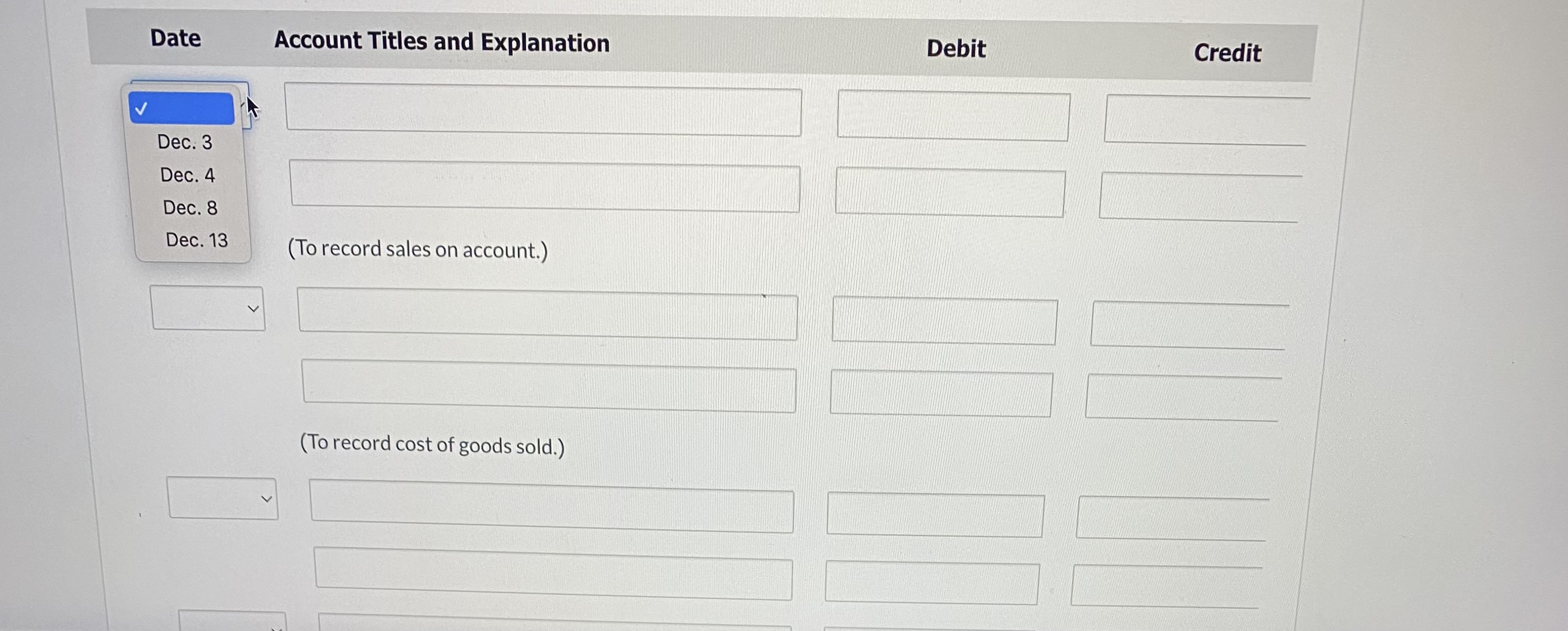 Solved The following merchandise transactions occurred in