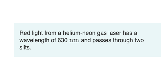 Solved Red light from a helium-neon gas laser has a | Chegg.com