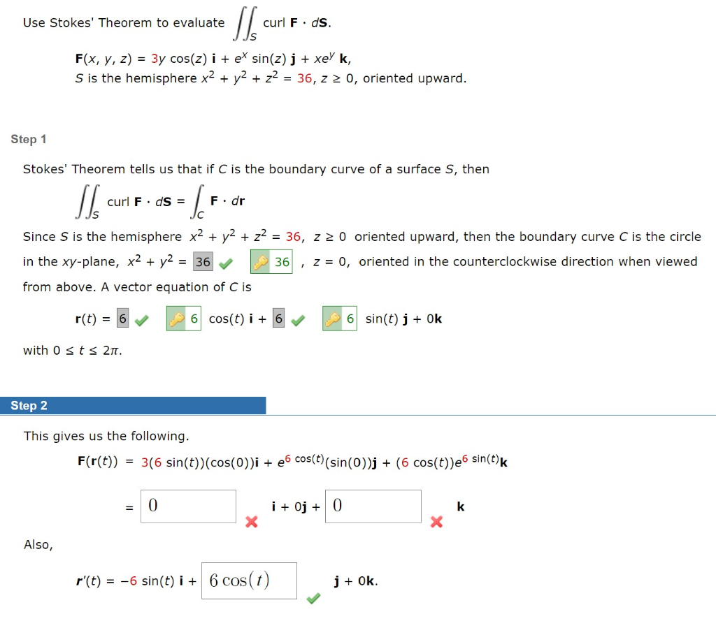 Solved Use Stokes Theorem To Evaluate Sle Curl F Ds F X