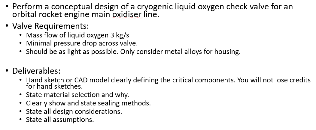 Perform A Conceptual Design Of A Cryogenic Liquid | Chegg.com