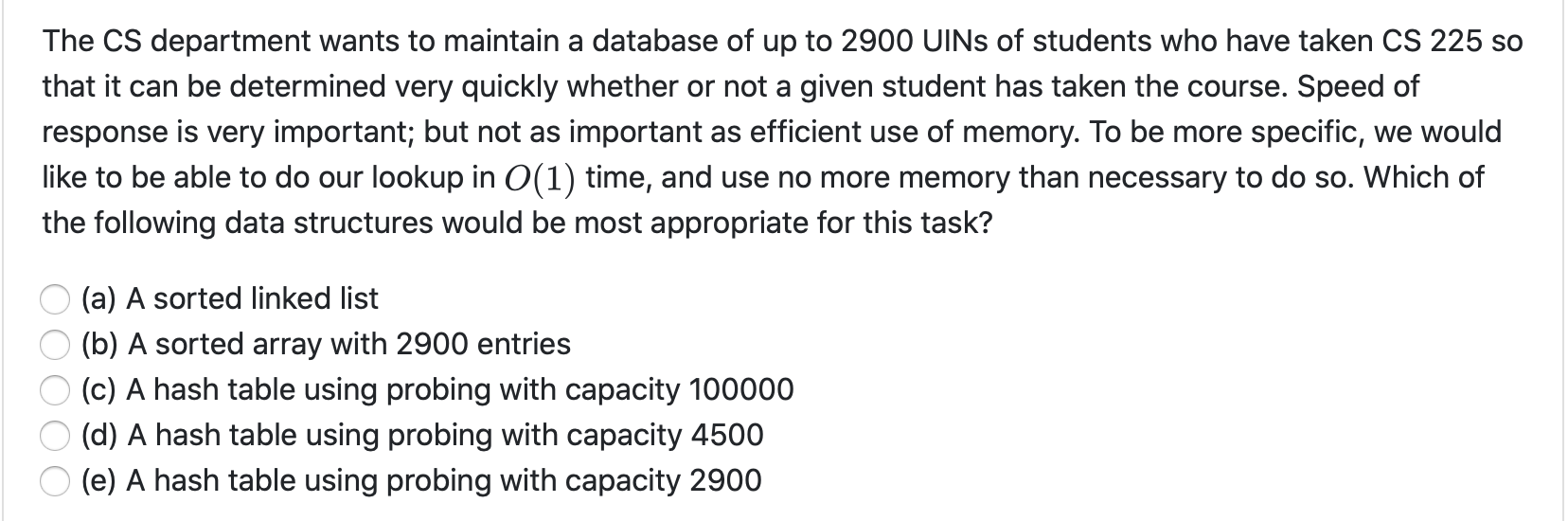Solved The CS department wants to maintain a database of up | Chegg.com