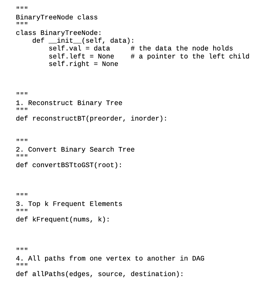 Please use Python and the provided template for | Chegg.com