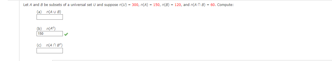 Solved Let A And B Be Subsets Of A Universal Set U And | Chegg.com