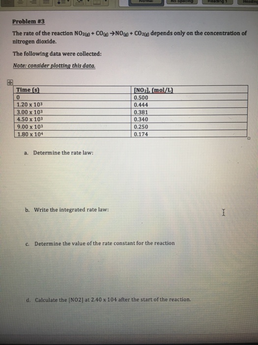 Solved The rate of the reaction depends only on the | Chegg.com