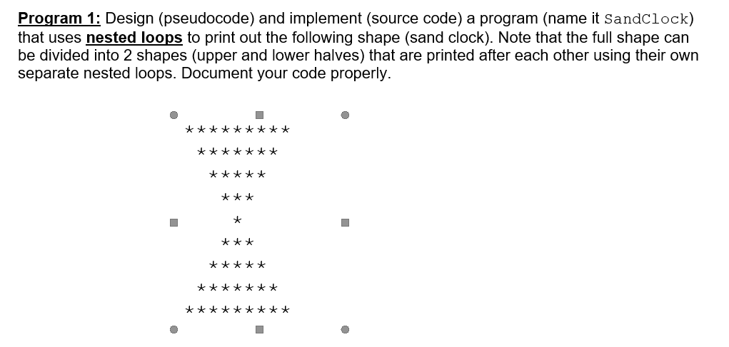 Solved Program 1: Design (pseudocode) and implement (source | Chegg.com
