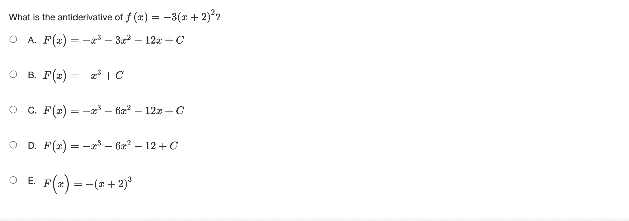 antiderivative of 3sec^2 x 2
