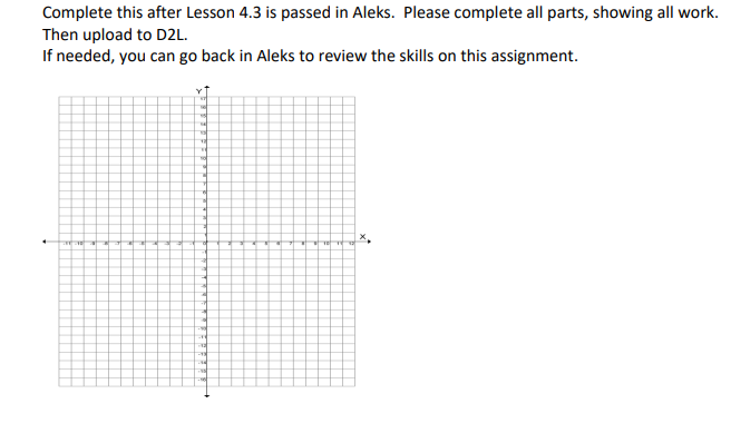 Solved Complete this after Lesson 4.3 is passed in Aleks. | Chegg.com