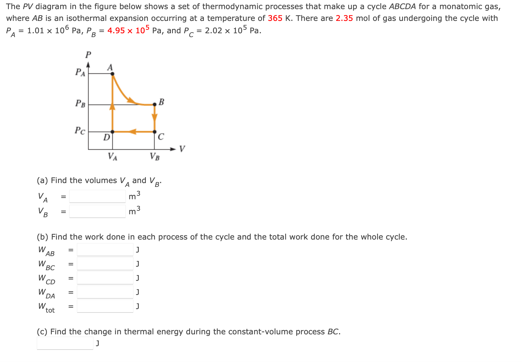 Solved The PV ﻿diagram In The Figure Below Shows A Set Of | Chegg.com