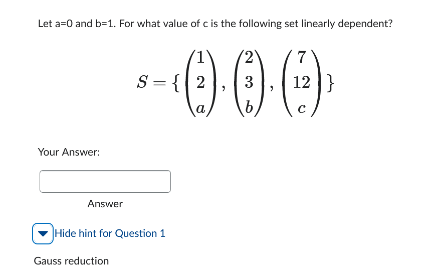 Solved Let \\( A=0 \\) And \\( B=1 \\). For What Value Of | Chegg.com