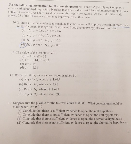 Solved Use the following information for the next six | Chegg.com