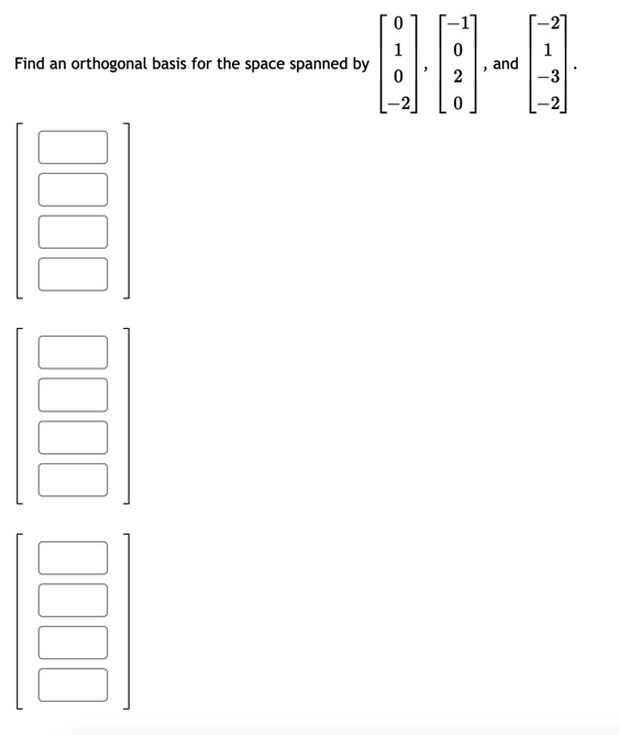 linear algebra problem solving