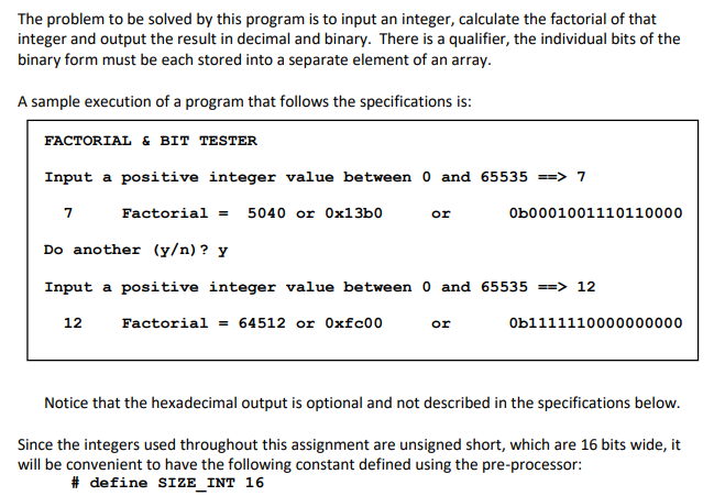 Solved The problem to be solved by this program is to input | Chegg.com