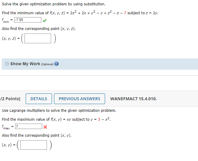 Solved Solve The Given Optimization Problem By Using | Chegg.com