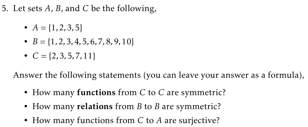 Solved Let Sets A,B, ﻿and C ﻿be The | Chegg.com