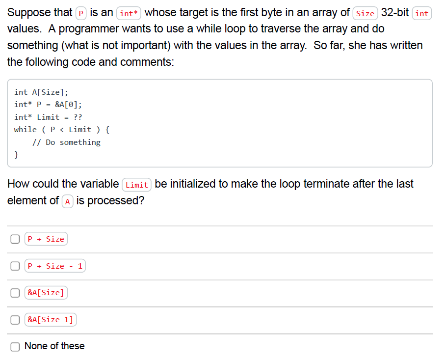 Solved Assume that the following pointers are declared: int* | Chegg.com