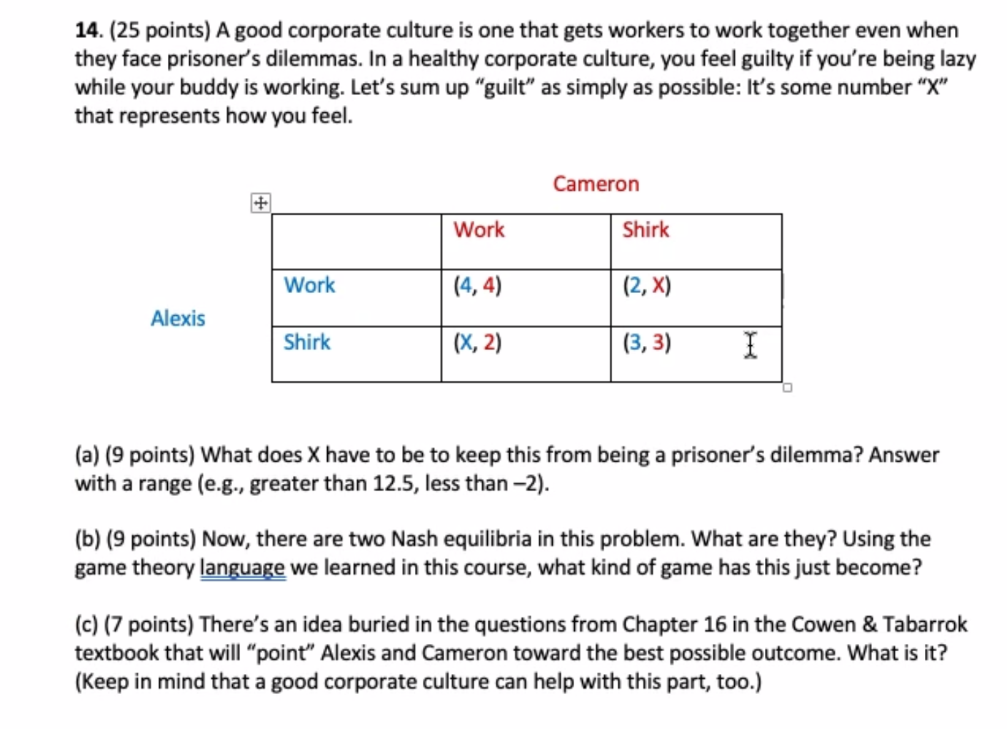 14 25 Points A Good Corporate Culture Is One That Chegg Com