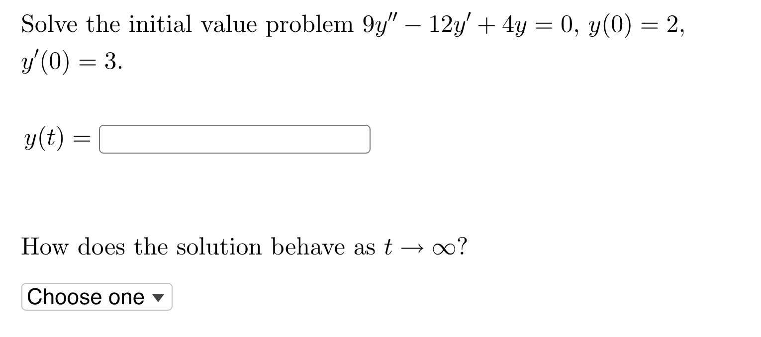 solved-solve-the-initial-value-problem-9y-12y-4y-0-chegg