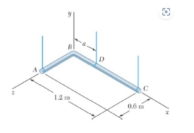 Solved Two Steel Pipes AB And BC, Each Having A Mass Per | Chegg.com