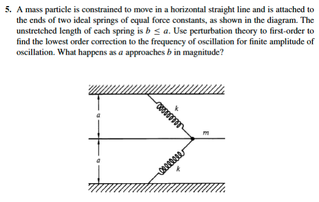 Solve - ﻿Goldstein Classical Mechanics 12.5. | Chegg.com