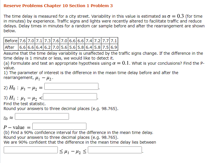 Solved Reserve Problems Chapter 10 Section 1 Problem 3 The | Chegg.com