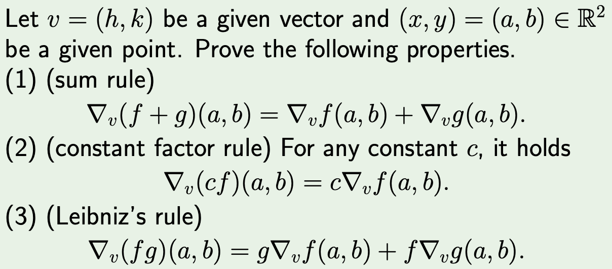 Solved Let V H K Be A Given Vector And X Y A Chegg Com