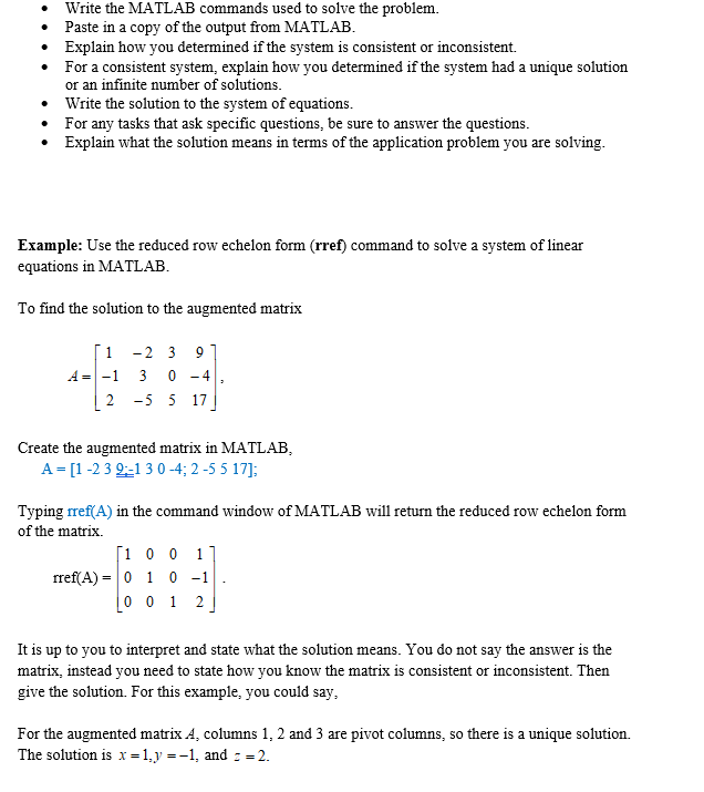 Solved how do i start to write this code in math lab.