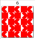 Whats the python patchwork code for this design | Chegg.com