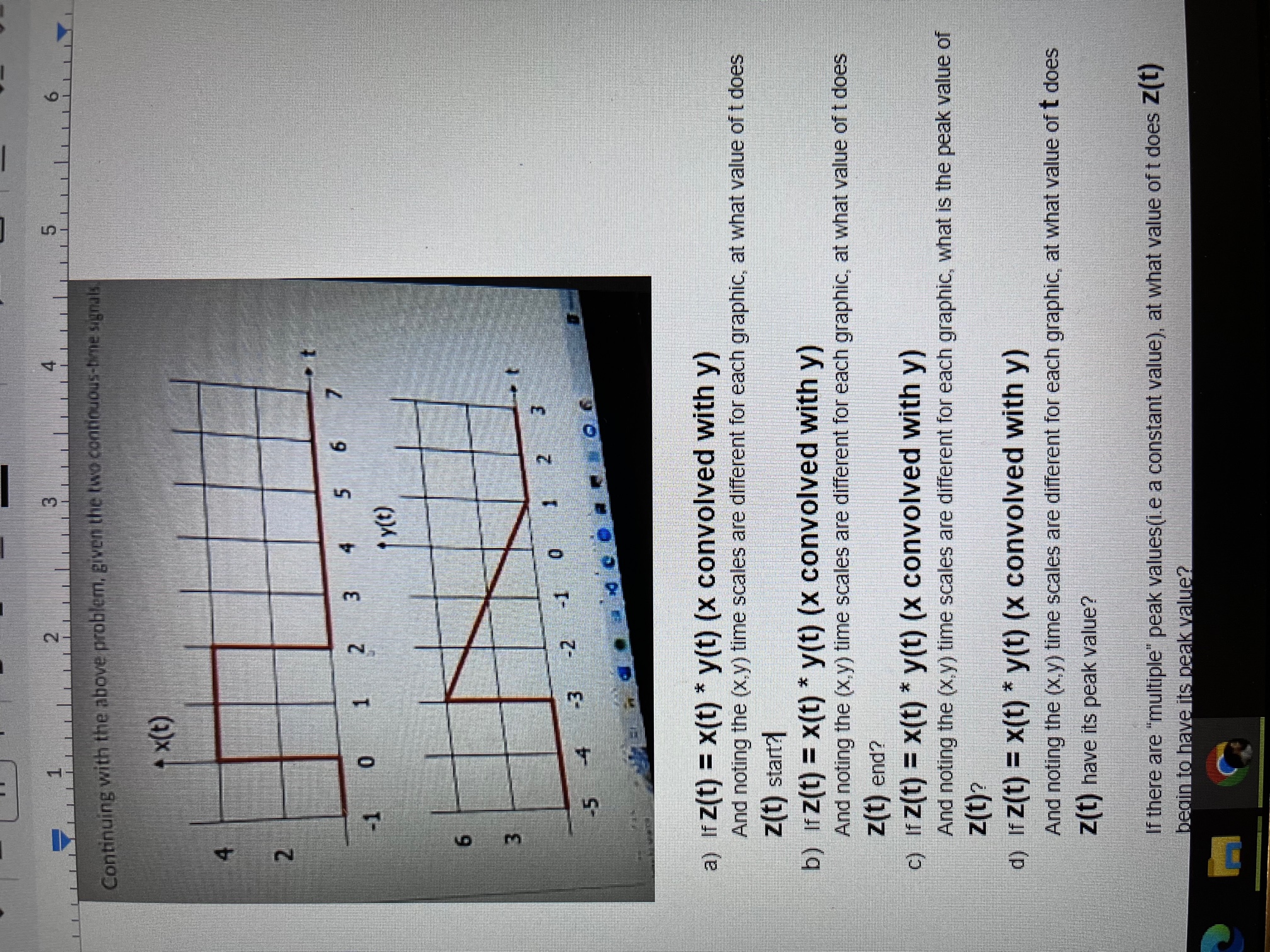 Solved Continuing With The Above Problem, Given The Two | Chegg.com