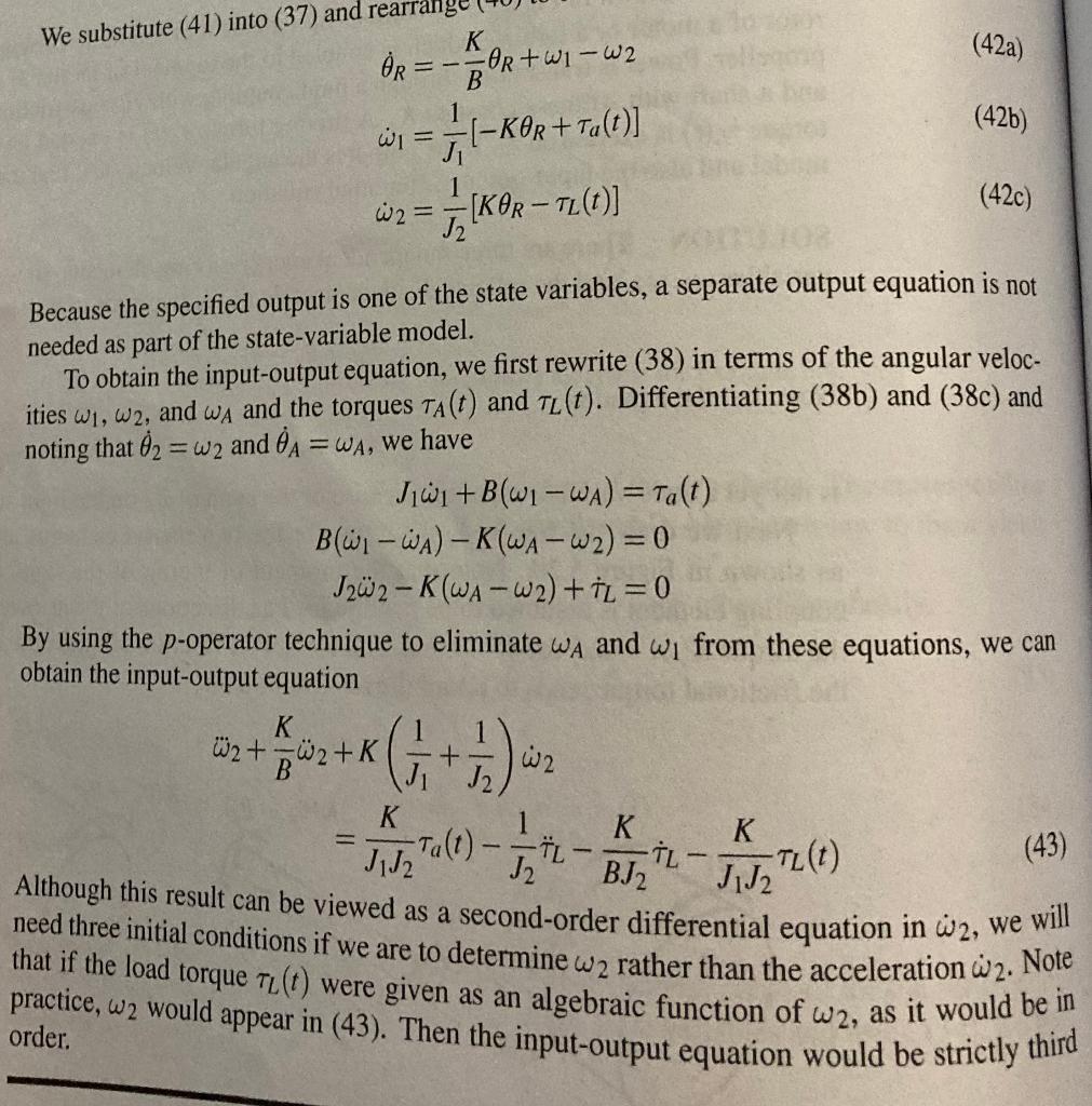Solved The system shown in the figure below consists of a | Chegg.com