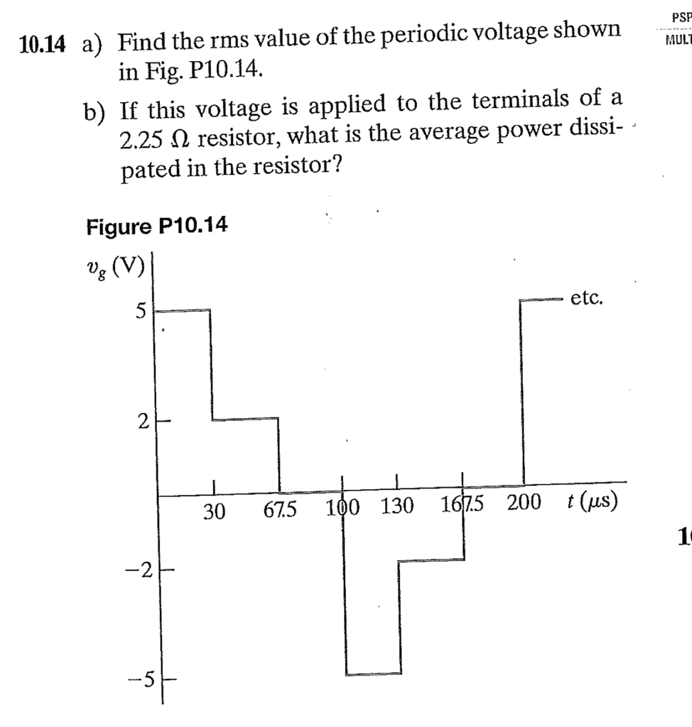 solved-10-14-a-find-the-rms-value-of-the-periodic-voltage-chegg