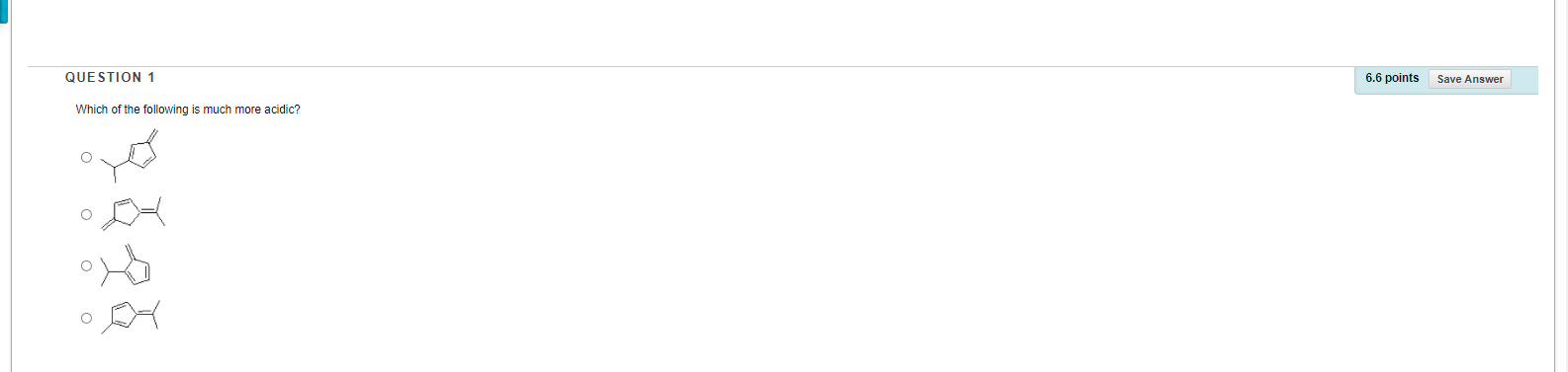 Solved QUESTION 1 6.6 points Save Answer Which of the | Chegg.com