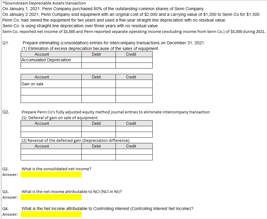 タイムセール 探し方 Solved *Downstream Depreciable Assets transaction On January ビジネス・経済