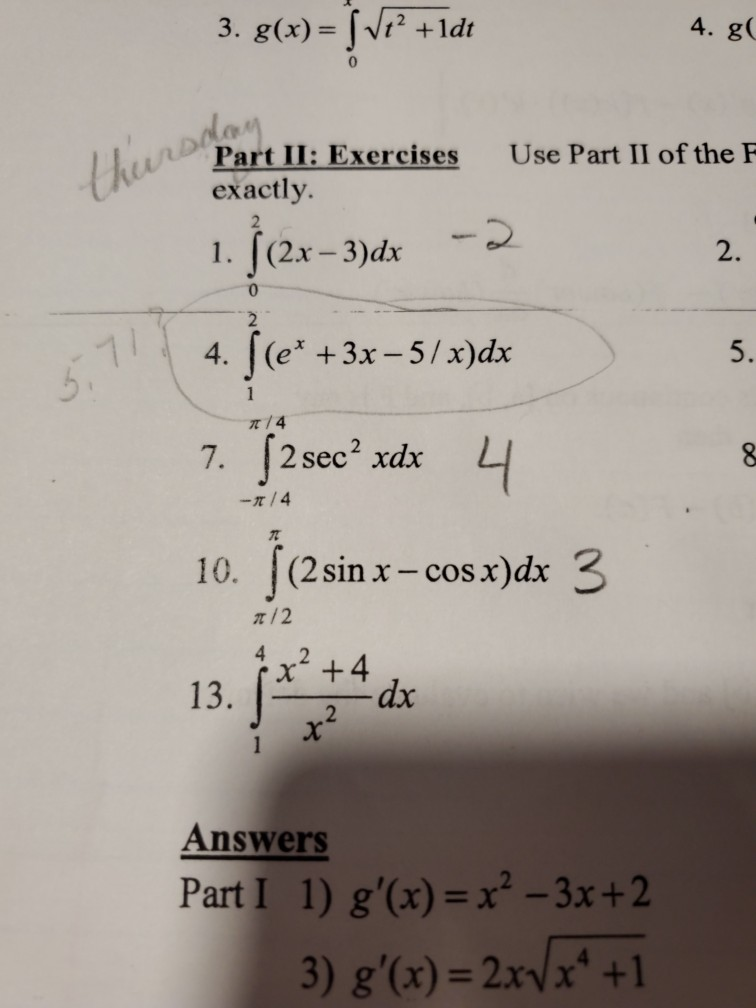 Solved 3 G X 5vp Ldt 1dt 4 Go Vo Part Ii Exercises Chegg Com