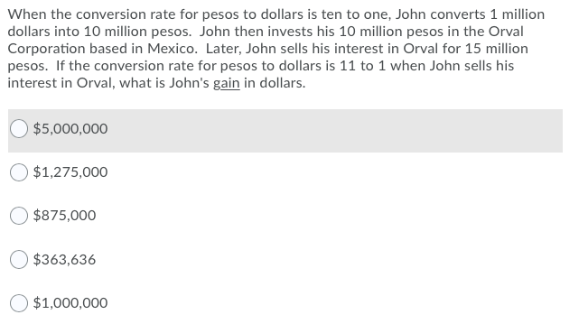 10 million dollars to peso today