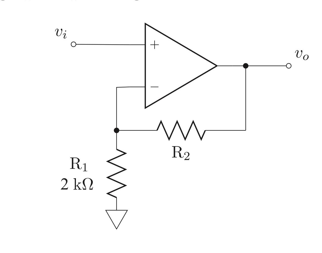 Solved Consider the following op amp configuration. (a)