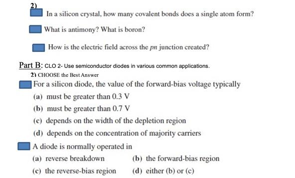 Solved | Determine Whether Each Silicon Diode In Figure | Chegg.com