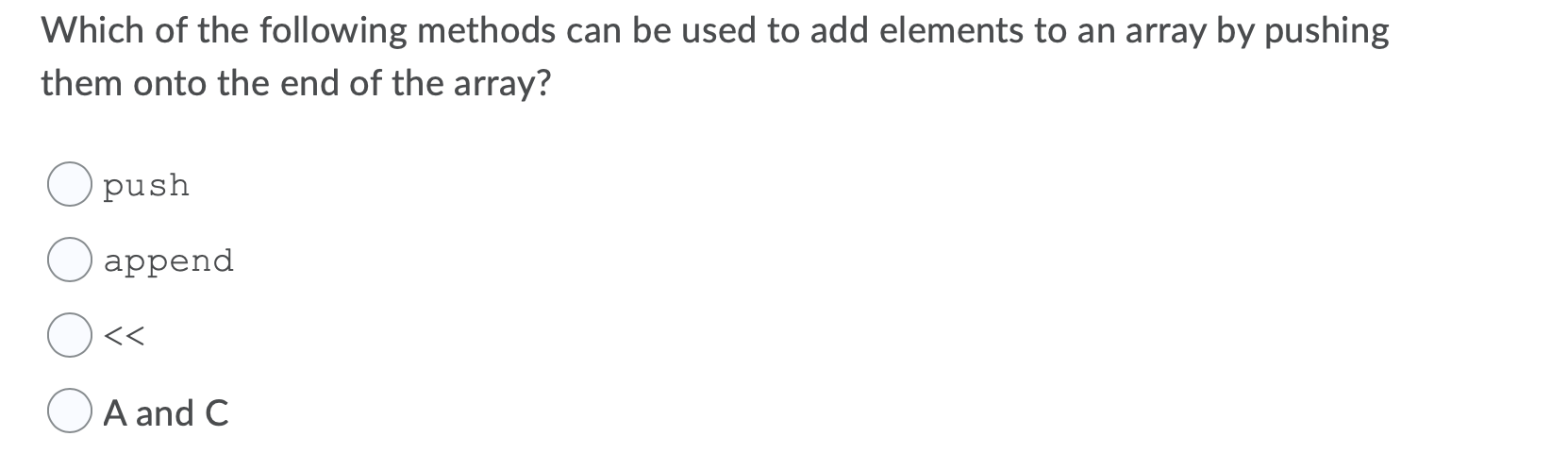 Solved Which of the following methods can be used to add | Chegg.com