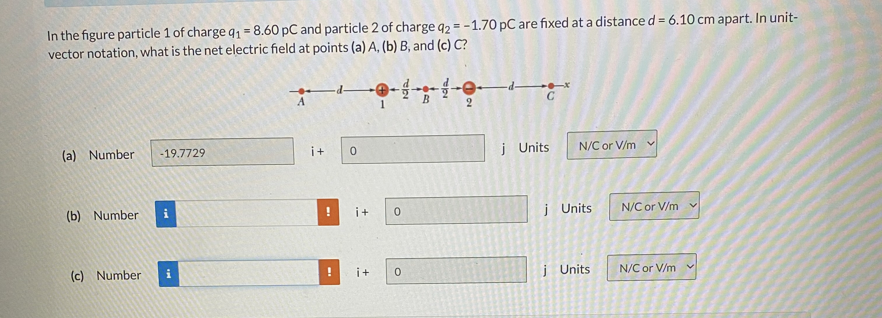 Solved In The Figure Particle 1 Of Charge Q1=8.60pC And | Chegg.com