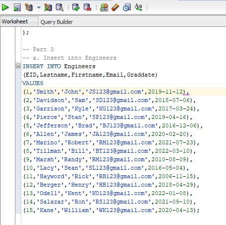 Solved I cannot figure out why I am getting this syntax | Chegg.com