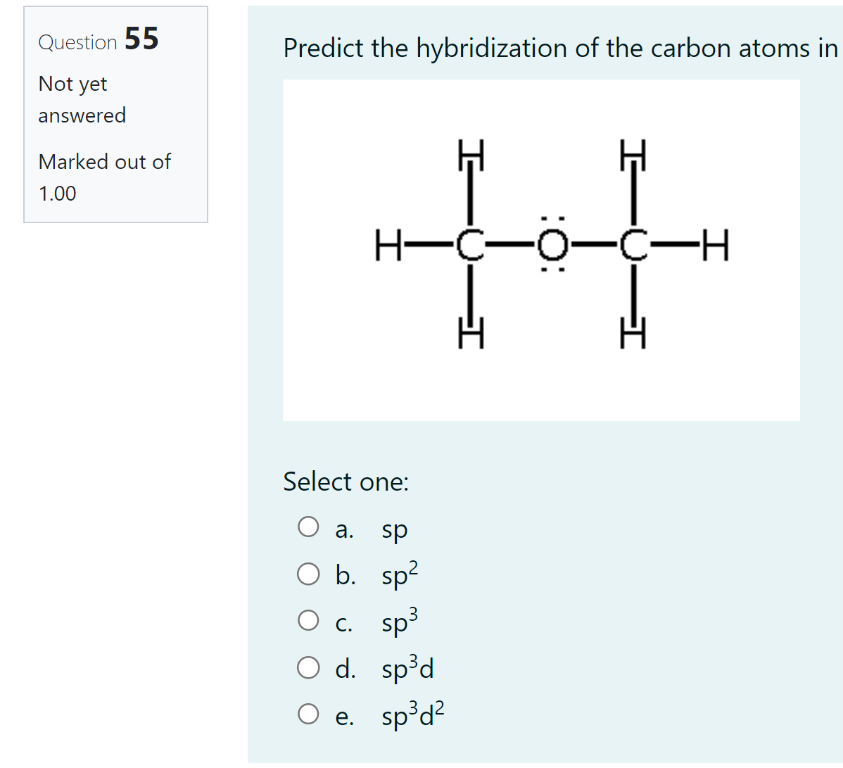 Solved Predict the hybridization of the right carbon atom in | Chegg.com