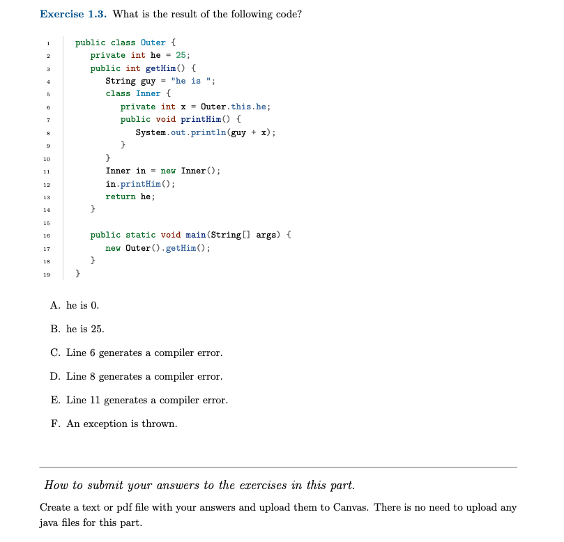 inner class in java pdf