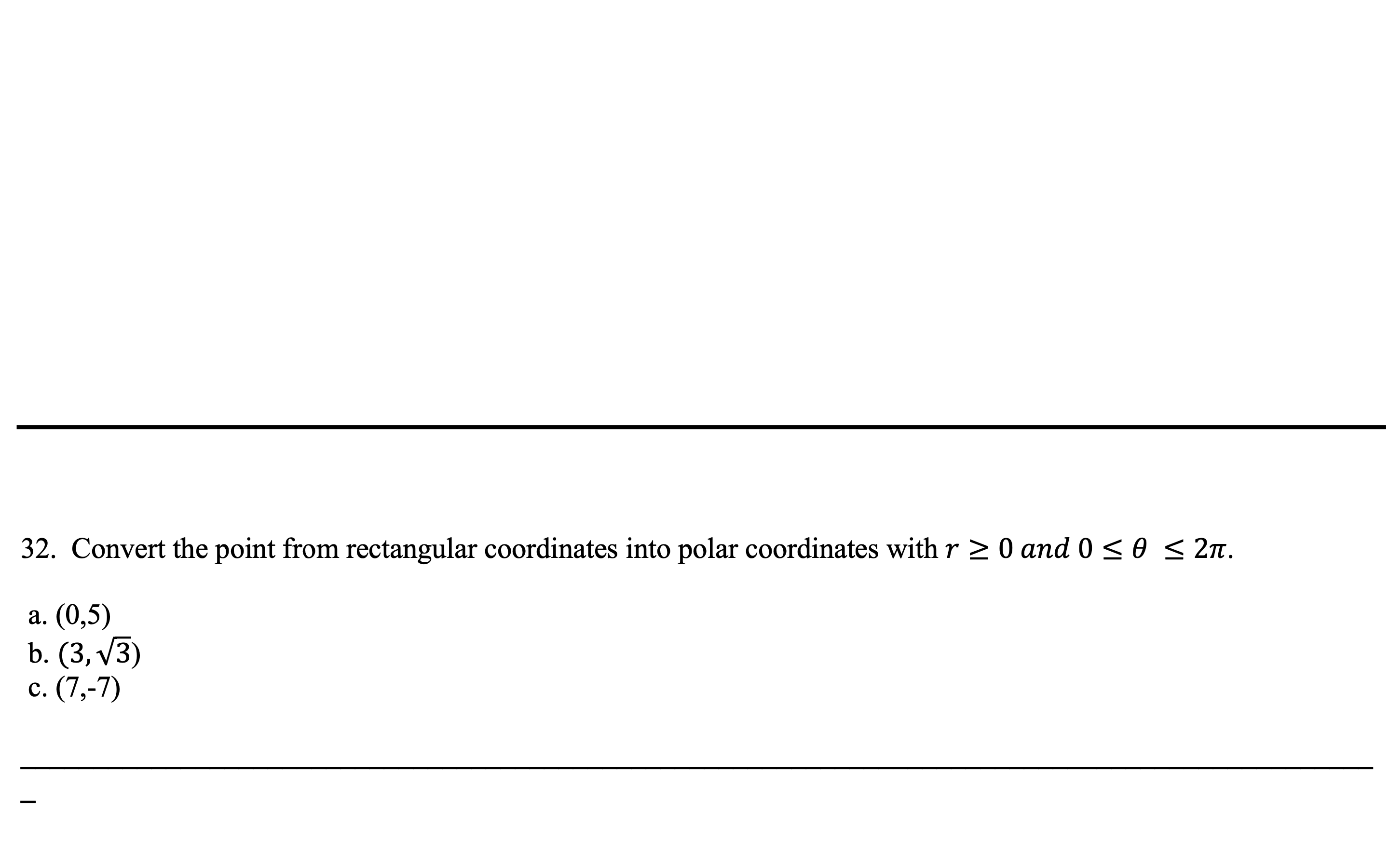 solved-32-convert-the-point-from-rectangular-coordinates-chegg